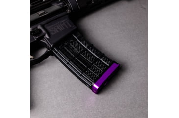 Image of Lockstep Arms Lancer L5AWM Slim Base Plate, Purple, LA-AR15-117-PUR-0RD