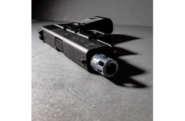 Image of USED Lockstep Arms Micro Compensator, 1/2-28 Thread, Aluminum, Gray, LA-GLK-1150-GRY, EDEMO1, Used, Condition Fair, Scratches