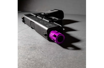Image of Lockstep Arms Micro Compensator, 1/2-28 Thread, Aluminum, Purple, LA-GLK-1150-PUR