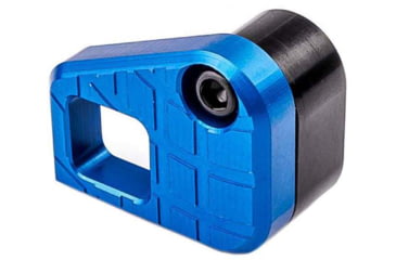 Image of Lockstep Arms Oversized AR Magazine Release, Anodized, Blue, LA-AR15-150-BLU