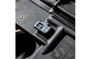Image of Lockstep Arms Oversized AR Magazine Release, Anodized, Gray, LA-AR15-150-GRY