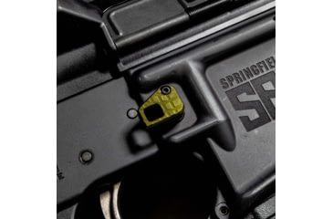 Image of USED Lockstep Arms Oversized AR Magazine Release, Anodized, OD Green, LA-AR15-150-ODG, EDEMO1, Used, Condition Fair, Installed/Mounted