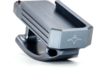 Image of Lockstep Arms PMAG GEN M3 AR15 Base Plate Ranger +0-Round, Anodized, Gray, LA-AR15-106-GRY