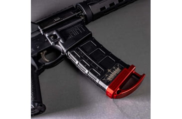 Image of Lockstep Arms PMAG GEN M3 AR15 Base Plate Ranger +0-Round, Anodized, Red, LA-AR15-106-RED