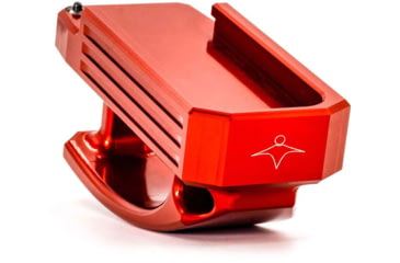 Image of Lockstep Arms PMAG GEN M3 AR15 Base Plate Ranger +0-Round, Anodized, Red, LA-AR15-106-RED