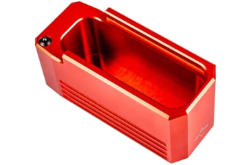 Image of Lockstep Arms PMAG GEN M3 AR15 Base Plate, Red, LA-AR15-111-RED-5RD