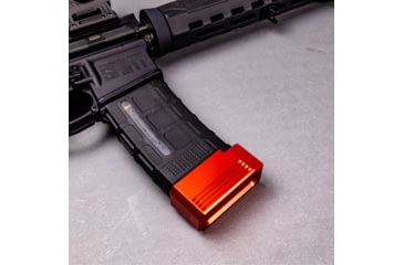 Image of Lockstep Arms PMAG GEN M3 AR15 Base Plate, Red, LA-AR15-111-RED-5RD