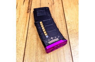 Image of Lockstep Arms PMAG GEN M3 AR15 Slim Base Plate, Purple, LA-AR15-116-PUR-0RD