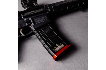 Image of Lockstep Arms PMAG GEN M3 AR15 Slim Base Plate, Red, LA-AR15-116-RED-0RD