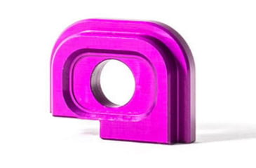 Image of Lockstep Arms Springfield XDM Slide Back Plate, Purple, LA-SXD-1000-PUR