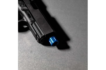 Image of Lockstep Arms Thread Protector, 1/2-28 Thread, Blue, LA-GLK-1100-BLU