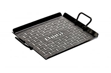 Image of Lodge Seasoned Carbon Steel Grilling Pan, 13in x 12in, CRSGP12