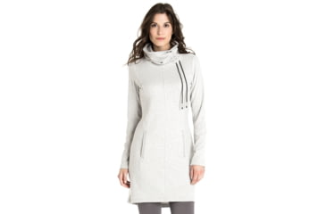 Image of Lole Call Me Dress - Women's-Warm Grey Heather-Medium