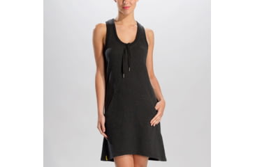 Image of Lole Calm Dress - Women's-Black Heather-Small