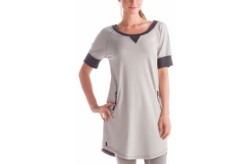 Image of Lole Calm Dress - Women's-Denim Warm Grey-Small