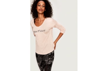 Image of Lole Dagna Top, Pink Sand Heather, Small LSW2367-K479-S