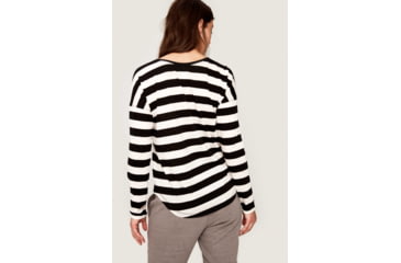 Image of Lole Dagna Top, Black And White Stripe, Small LSW2367-N598-S