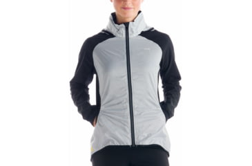Image of Lole Delightful 3 Jacket - Women's-White Tonal Plaid-X-Small