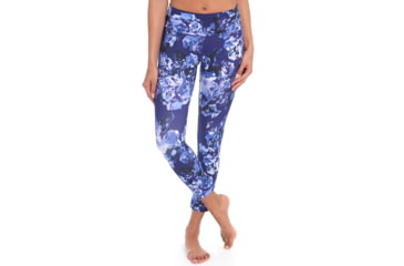 Image of Lole Eliana Crop - Women's-Dazzling Blue Spring Bloom-Medium