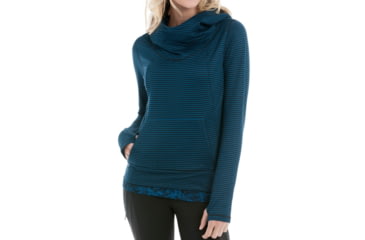 Image of Lole Esma Hoodie - Women's-Marine Stripe-Medium