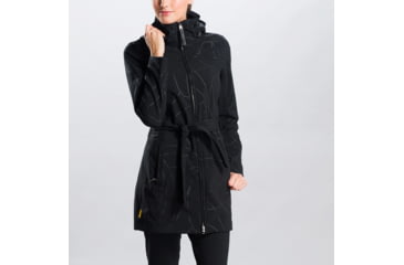 Image of Lole Glowing Jacket - Women's -Black Embossed-Medium
