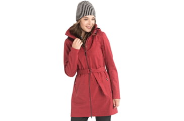 Image of Lole Glowing Jacket - Women's -Carbernet/Cornfield-Large