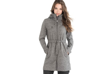 Image of Lole Glowing Jacket - Womens -Dark Charcoal/Cornfield-Large