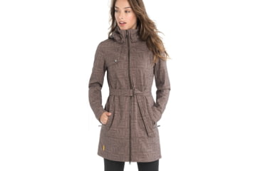 Image of Lole Glowing Jacket - Womens -Hot Coco/Cornfield-Small