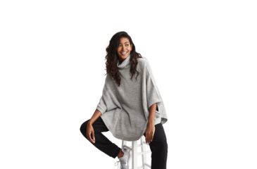 Image of Lole Iverness Poncho - Womens, Medium Grey Heather, One Size, LSW3468-G646-O/S