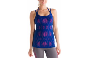 Image of Lole Spiral Tank Top - Women's-Solidate Blue-Small