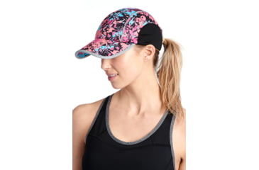 Image of Lole Sporty Cap - Women's-Dazzling Blue Fleurs