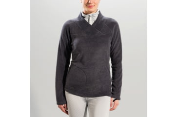Image of Lole Warm Top-Black Heather-X-Small