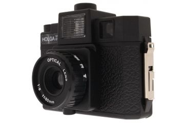 Image of Lomography Color Flash Holga Camera Starter Kit, Green w/ 120 Medium Format Film, Color Flash 827