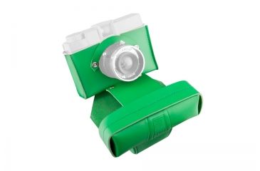 Image of Lomography Diana Camera Case, Fern Green, Partially Open 467