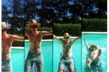 Image of Lomographic Super Sampler 4 lens Film Camera, Model Pearl Blue Color SuperSampler