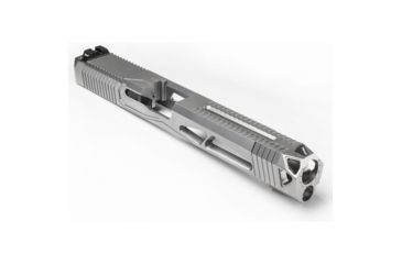 Image of Lone Wolf Arms AlphaWolf Pistol Slide w/Stainless Steel 20 Machining, Glock 34 Gen3, 9mm, Raw Stainless, AW-SLIDE34-G3-SS20