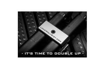 Image of Lone Wolf Arms Aluminum Glock Extended Capacity Magazine Coupler, 9mm/.40 S&amp;W, Aluminum, LWD-MagCoupler-BB