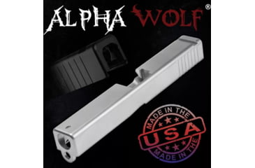 Image of Lone Wolf Arms AlphaWolf Pistol Slide, 9mm, Glock17 Gen3, OEM Profile, Stainless Steel, AW-Slide17-G3-OEM
