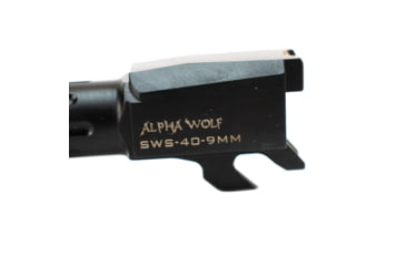 Image of Lone Wolf Arms AlphaWolf Smith &amp; Wesson M&amp;P Shield .40 S&amp;W Threaded Barrel, 9/16x24, Black, AW-SWS40TH