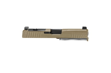 Image of Lone Wolf Arms Dusk Pistol Complete Upper Slide, Glock 19, 9mm, Gen 3, RMR Cut, Flat Dark Earth, Small, LWD-DKSlide19-G3-FDE-BUILT