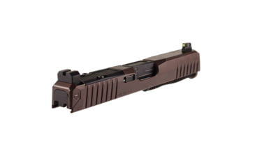 Image of Lone Wolf Arms Dusk Pistol Complete Upper Slide, Glock 19, 9mm, Gen 3, RMR Cut, Oil Rub Bronze, Small, LWD-DKSlide19-G3-ORB-BUILT