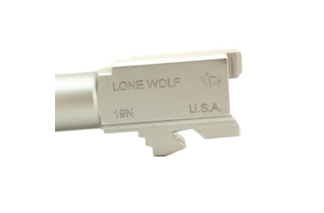 Image of Lone Wolf Arms Glock 19 9mm Barrel, Stock Length, Raw Stainless, LWD-19N