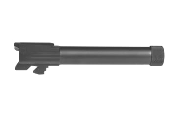 Image of Lone Wolf Arms Threaded Barrel, Glock, Glock 19, 9mm, 1/2x28 Thread, Graphite Gray, Small, LWD-Dk-19TH-GG