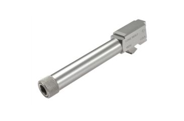 Image of Lone Wolf Arms Glock 19 9mm Threaded Barrel, 1/2x28, Raw Stainless, LWD-19TH