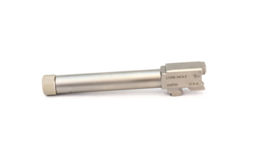 Image of Lone Wolf Arms Glock 22/31 9mm Threaded Conversion Barrel, 1/2x28, Raw Stainless, LWD-229TH