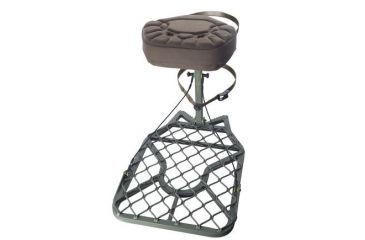 Image of Lone Wolf Treestands Alpha Tech F1 Hang On Tree Stand, Gray AT-F1
