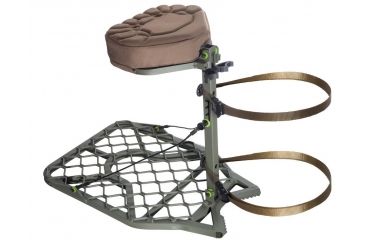 Image of Lone Wolf Treestands Alpha Tech F1 Hang On Tree Stand, Gray AT-F1