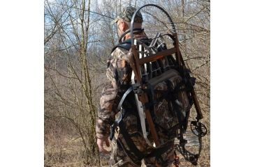 Image of Lone Wolf Treestands Alpha Tech Tree Stand Harness, Gray/Black ATH