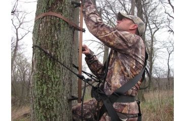Image of Lone Wolf Treestands Assault II Hang On Tree Stand, Gray ASHO II