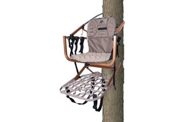 Image of Lone Wolf Treestands Wide Sit and Climb II Combo Tree Stand, Gray WSCC II
